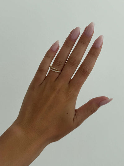 Linnea Twirl Pavé Ring