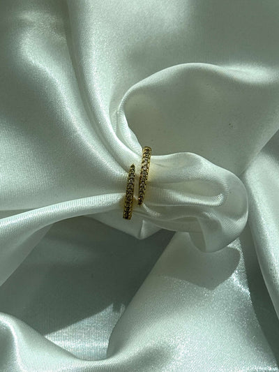 Linnea Twirl Pavé Ring