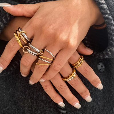 Maria Triple Tone Ring