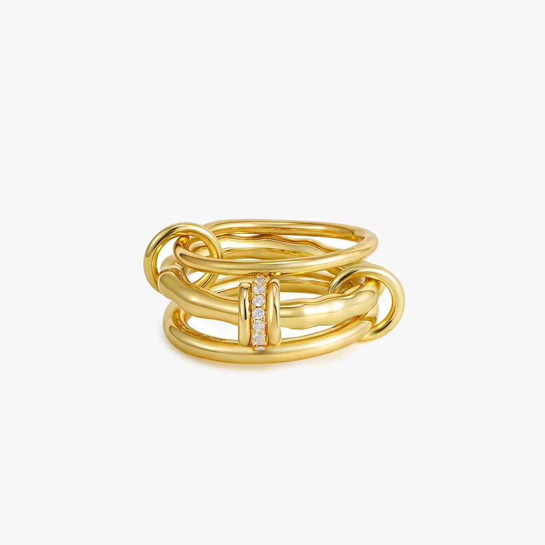 Millie Sculpted Stack Ring