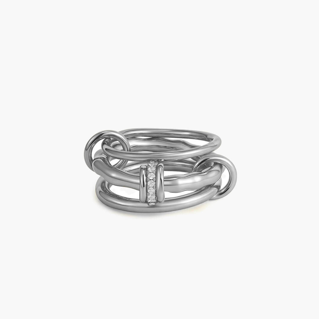 Millie Sculpted Stack Ring