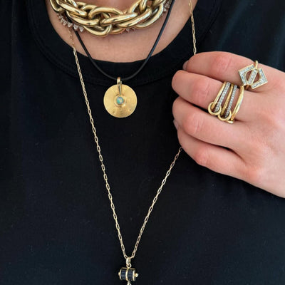 Ophelia Luxe Gemstone Five-Stack Ring