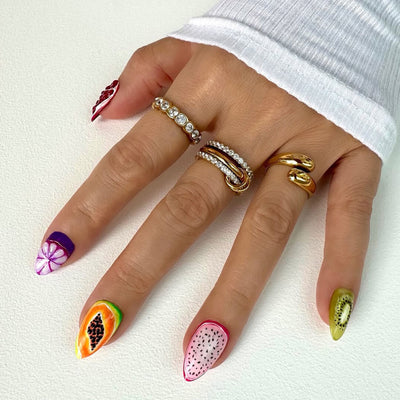 Priscilla Sparkling Rhinestone Three Stacked Ring