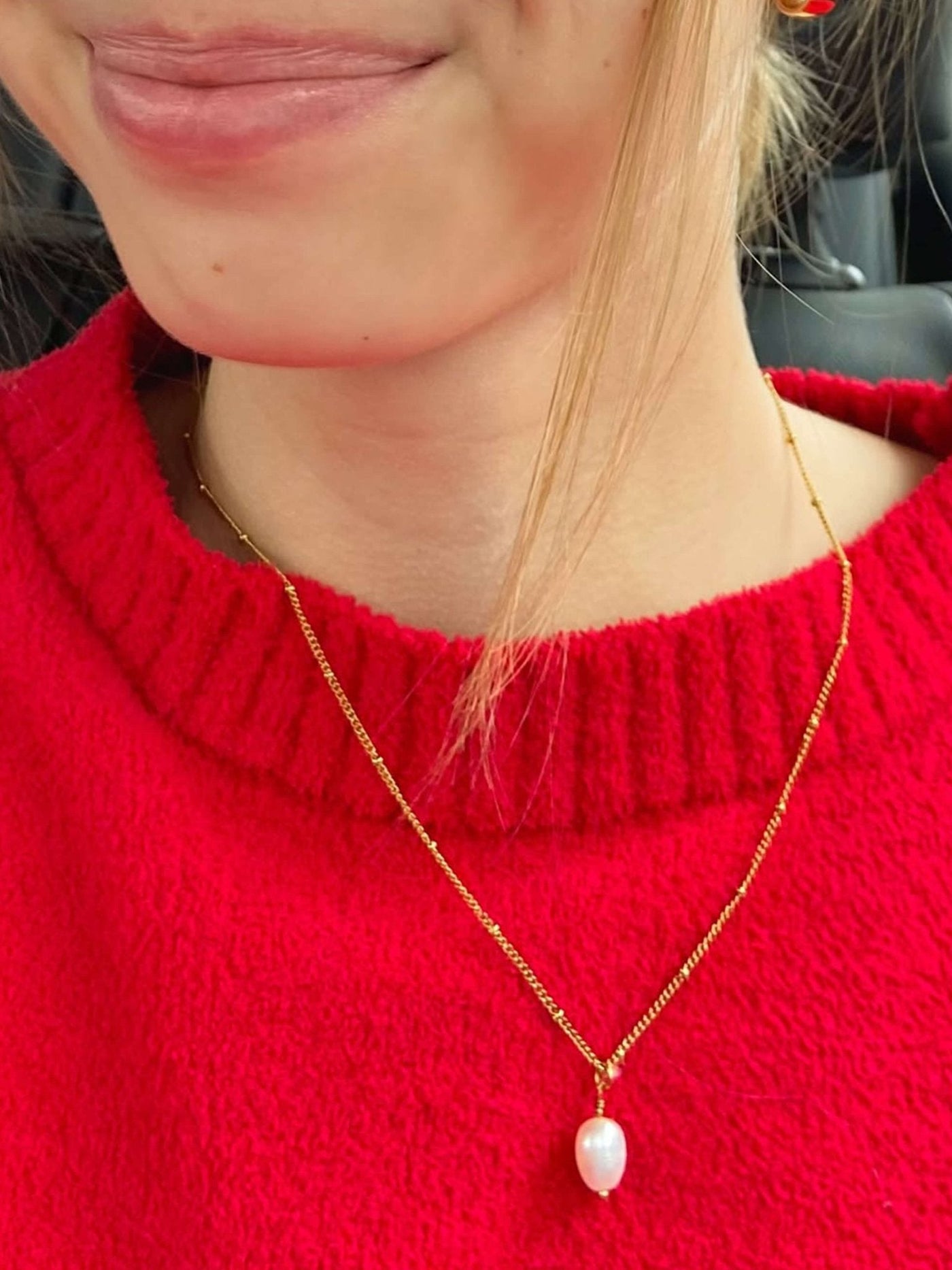 Reyna Pearl Pendant Necklace