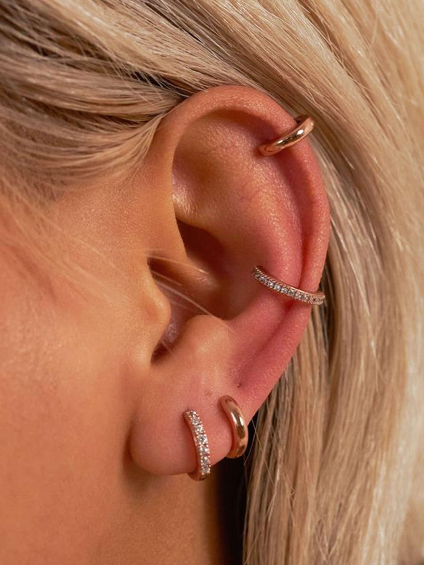 Raya Zirconia Mini Hoop Earrings