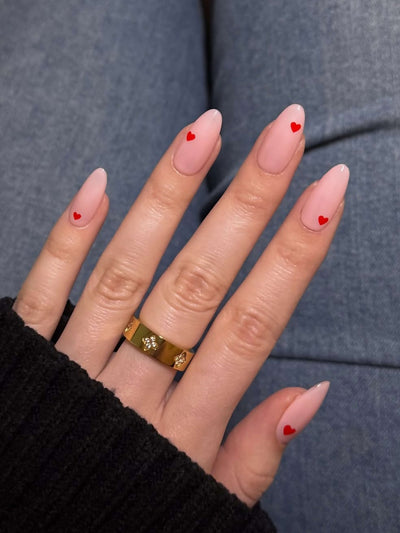 Sera Heart Rhinestone Band Ring