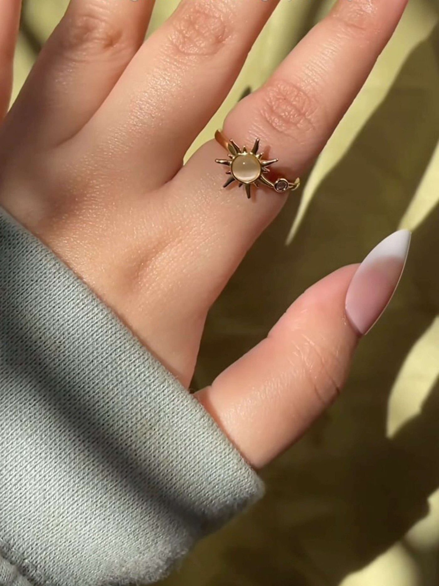 Sun Anxiety Spinner Ring