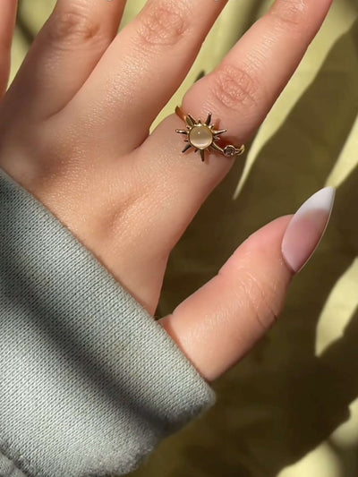 Sun Anxiety Spinner Ring