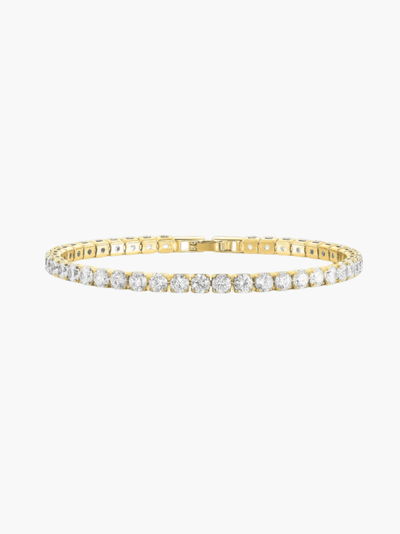 Round Cut Zirconia Tennis Bracelet