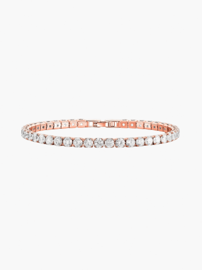 Round Cut Zirconia Tennis Bracelet