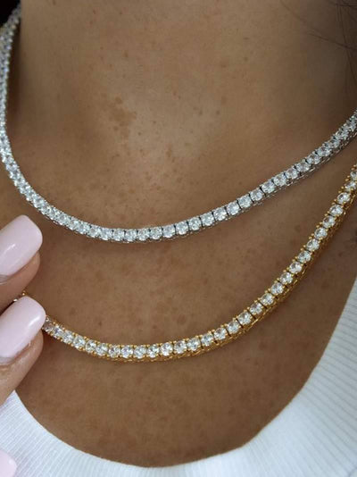 Zera Zirconia Tennis Choker Necklace