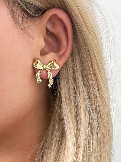 Dahlia Bow Stud Earrings