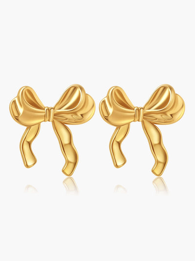 Dahlia Bow Stud Earrings
