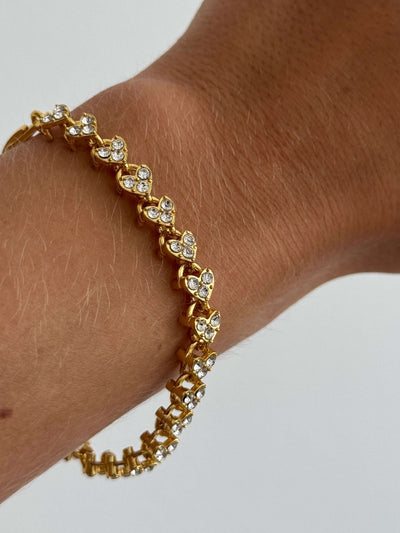 Fiona Heart Zirconia Tennis Bracelet