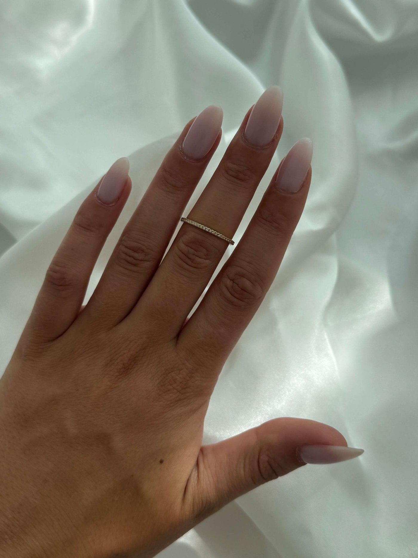 Yelena Slim Pavé Band Ring