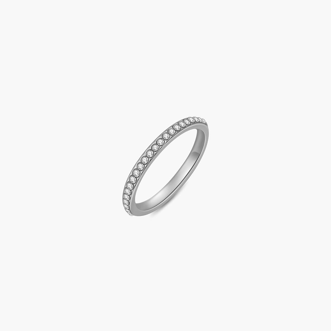 Yelena Slim Pavé Band Ring