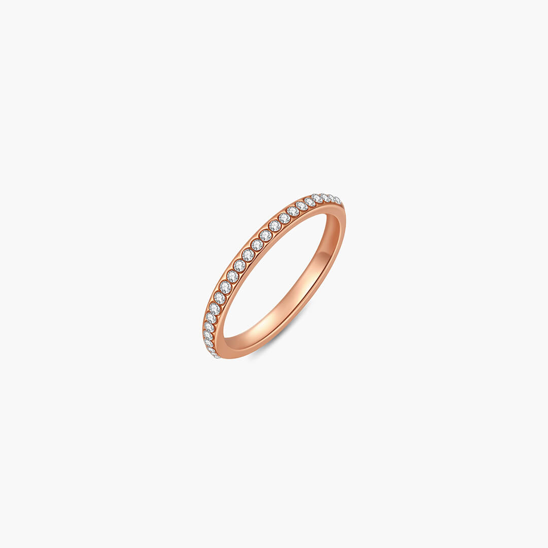 Yelena Slim Pavé Band Ring