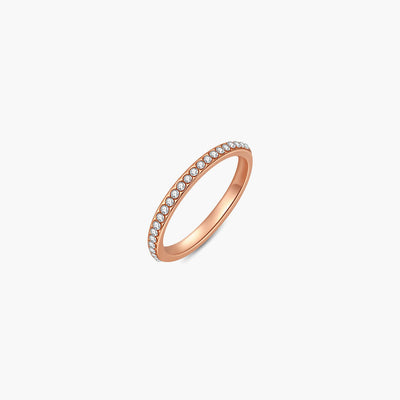 Yelena Slim Pavé Band Ring